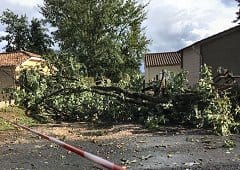 Tornade EF0 à Creysse (Dordogne) le 4 octobre 2020