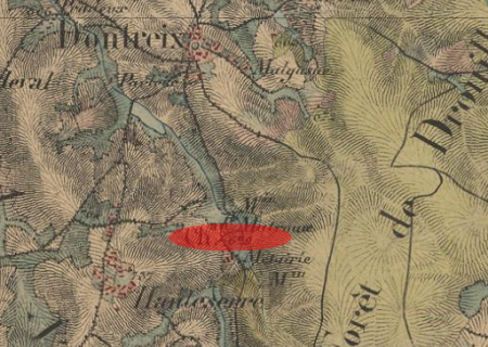 Tornade EF0 à Dontreix (Creuse) le 8 mai 1832