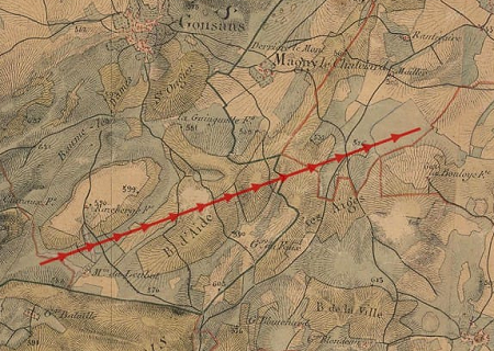 Tornade EF2 à Gonsans (Doubs) le 23 mai 1800