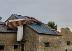 Tornade EF1 à Jandun (Ardennes) le 16 septembre 2015