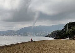 Tornade EF0 à la Croix-Valmer (Var) le 24 septembre 2020