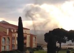 Tornade EF0 à la Londe-les-Maures (Miramar-Ouest, Var) le 26 janvier 2017