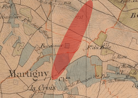 Tornade EF1 à Martigny-sur-l'Ante (Calvados) le 9 septembre 1849