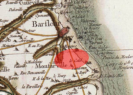 Tornade EF1 à Montfarville (Manche) le 18 avril 1805
