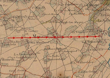 Tornade EF3 à Moyaux (Calvados) le 1er mai 1811