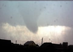 Tornade destructrice en Russie le 29 août 2014