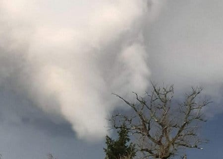 Tornade EF0 à Saint-Germain-du-Puch (Gironde) le 10 mars 2022