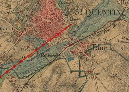 Tornade EF2 à Saint-Quentin (Aisne) le 15 juin 1838