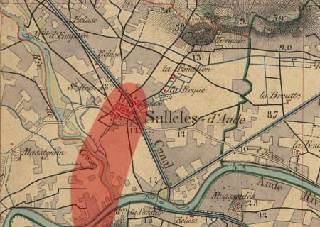 Tornade EF3 à Sallèles-d'Aude (Aude) le 24 août 1842