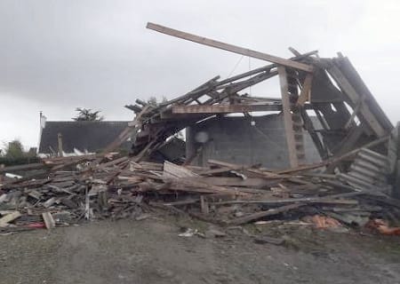 Tornade EF1 à Sibiril (Finistère) le 29 décembre 2017