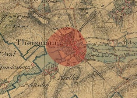 Tornade EF0 à Thérouanne (Pas-de-Calais) le 23 juin 1844