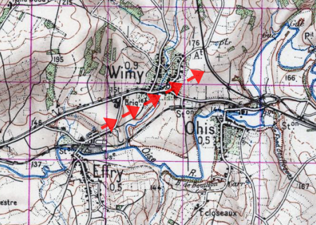 Tornade EF2 à Wimy (Aisne) le 12 avril 1965