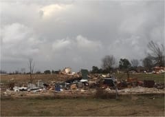 Tornades et orages meurtriers sur le sud des Etats-Unis le 23 décembre