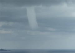 Trombe marine près de Sanary-sur-Mer (Var) le 24 septembre