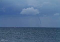 Trombe marine au large de la Corse le 25 septembre