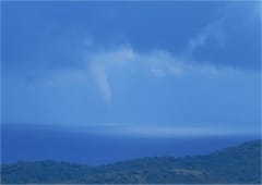 Trombe marine au large de la Haute-Corse le 26 juillet